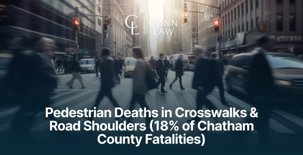 13. pedestrian fatalities in crosswalks or shoulders