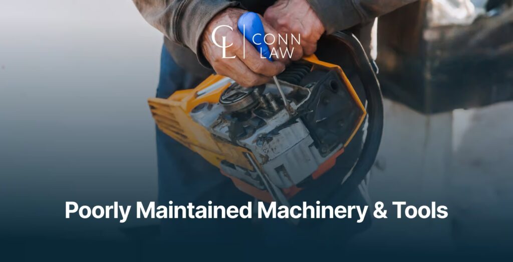 6. poorly maintained equipment