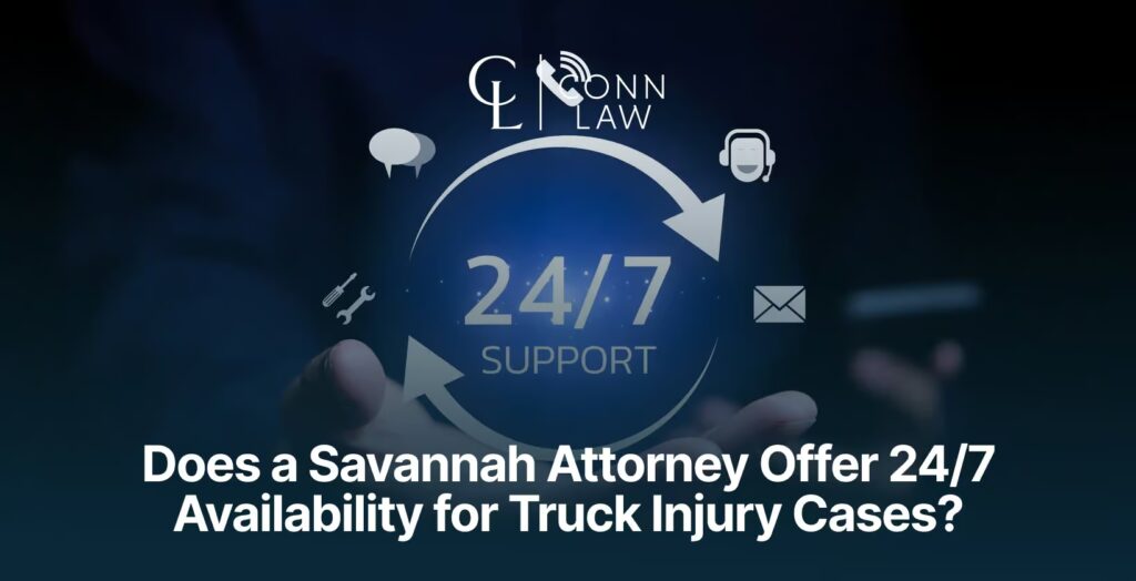 7 availability for truck injury cases 