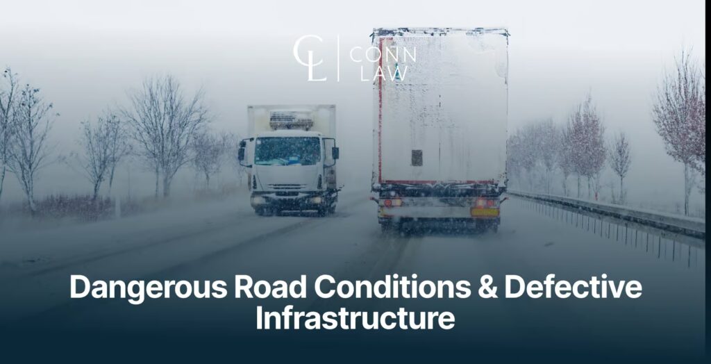 7. dangerous road conditions