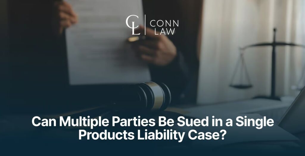 can multiple parties be sued in a single products liability case 