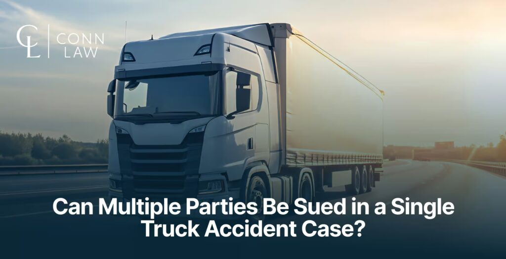 can multiple parties be sued in a single truck accident case 
