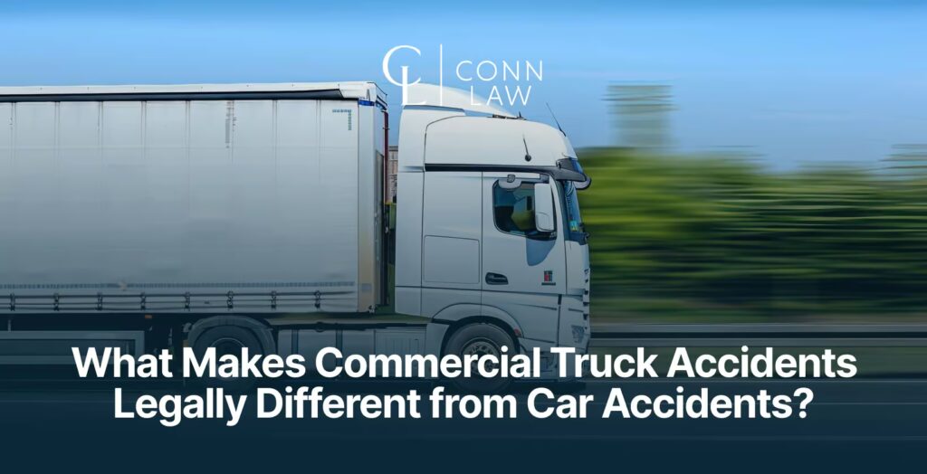 what makes commercial truck accidents legally different from car accidents 